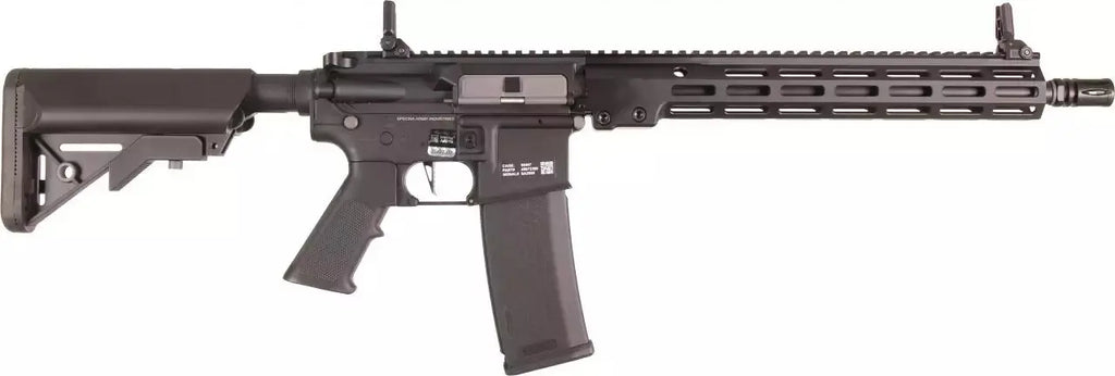 Specna Arms AEG with sleek design and adjustable stock for airsoft enthusiasts