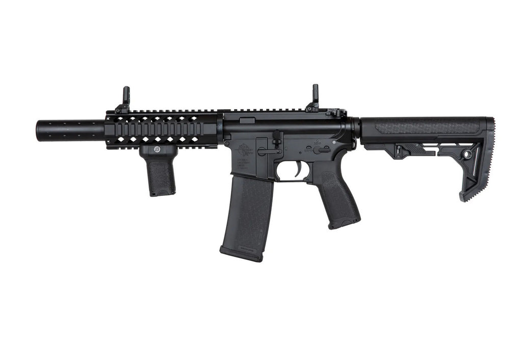 SPECNA ARMS E11 AEG AIRSOFT black tactical electric airsoft rifle with adjustable stock and rail system