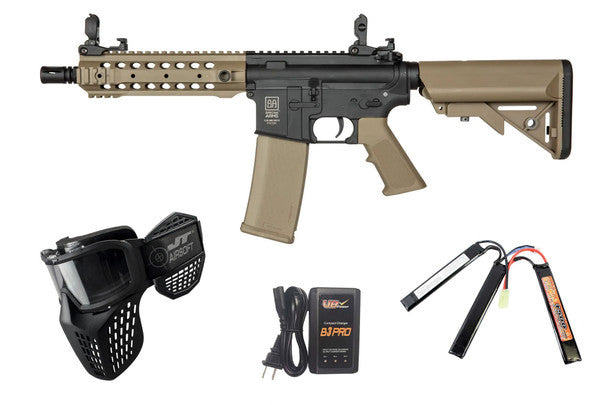 SPECNA ARMS F01 FLEX GATE X-ASR Airsoft Gun with Tactical Accessories and Battery Charger