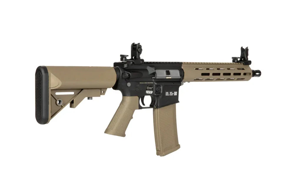 SPECNA ARMS F03 FLEX GATE Airsoft Rifle in Desert Tan with Adjustable Stock and Picatinny Rail