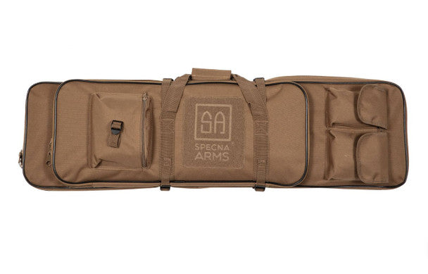 SPECNA ARMS GUN BAG V1 38 INCH in tan with multiple pockets for firearms and accessories