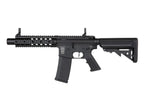 SPECNA ARMS AEG rifle with tactical rail and adjustable stock for airsoft enthusiasts
