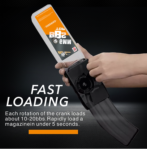 Ultraforce SPEED LOADER 3000rnd TAN designed for rapid BB loading in under 5 seconds
