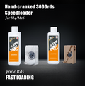 Hand-cranked SPEED LOADER 3000rnd TAN for M4/M16 with easy loading feature for airsoft enthusiasts