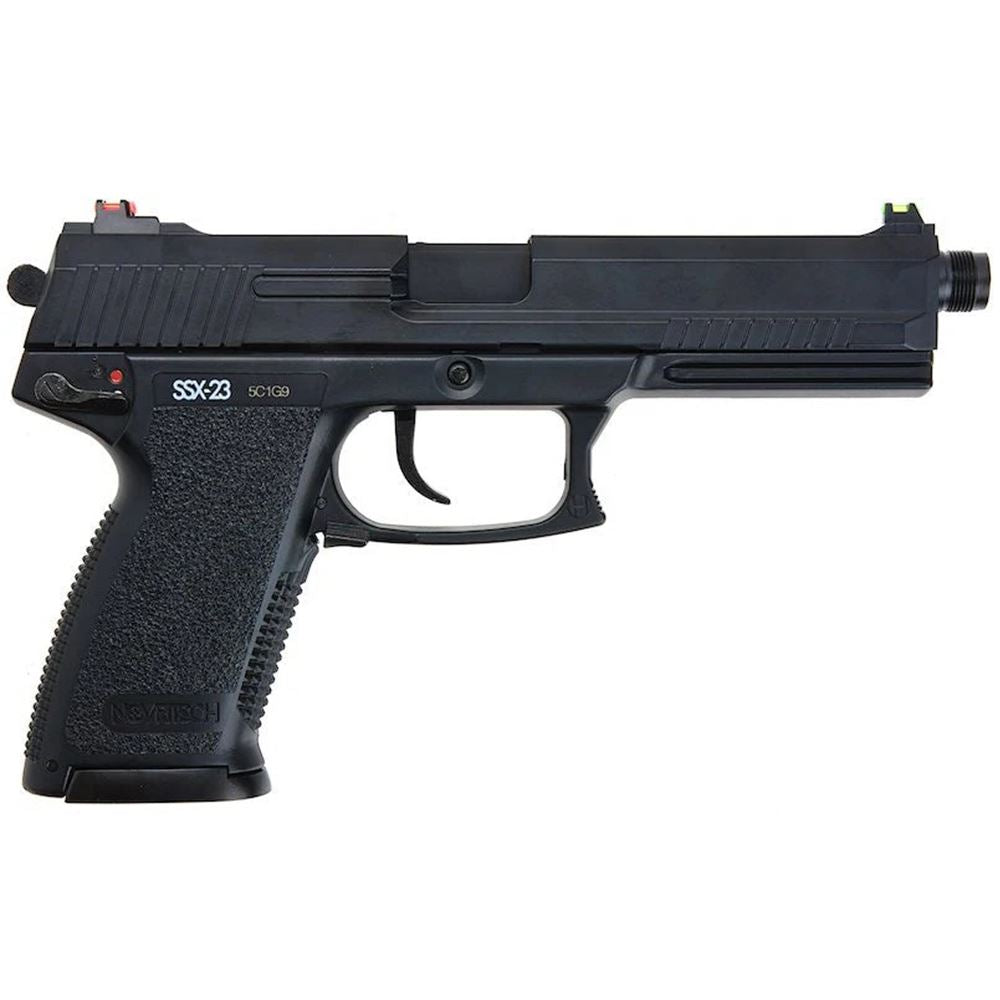 NOVRITSCH SSX23 Airsoft Pistol with Enhanced Grip and Threaded Barrel for Silencers