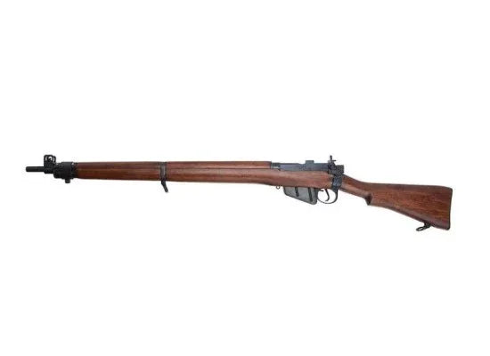 S&T LEE ENFIELD MKIII Sniper Rifle with Classic Wooden Stock and Metal Barrel