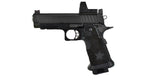 Army Armament Staccato Airsoft pistol with detailed parts and features, ideal for airsoft enthusiasts