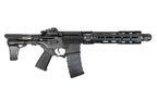 GRIDLOK PDW AEG AIRSOFT E&C black electric airsoft gun with adjustable stock and magazine