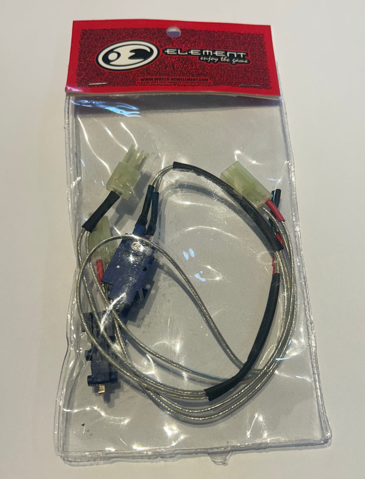 ELEMENT switch assembly v3 airsoft electronic wiring inside clear plastic packaging