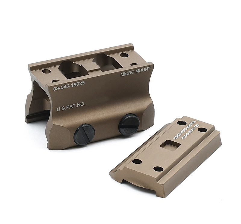 T1 red dot mount airsoft with robust design for secure optics attachment in tactical setups