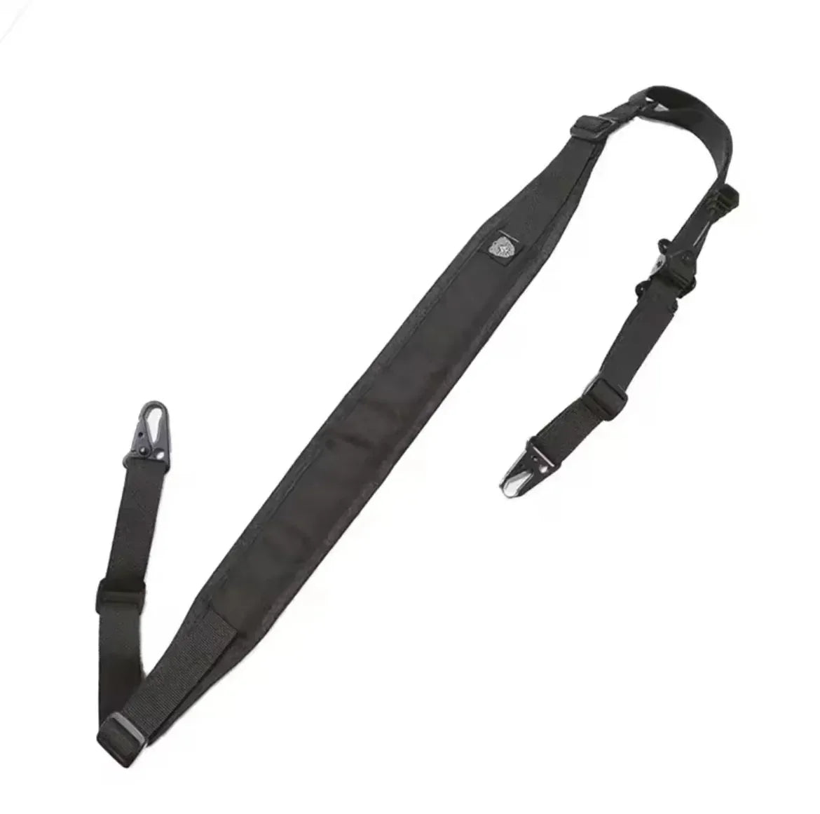DISTRICT AIRSOFT Adjustable Tactical Sling in black for easy firearm carry and quick adjustments