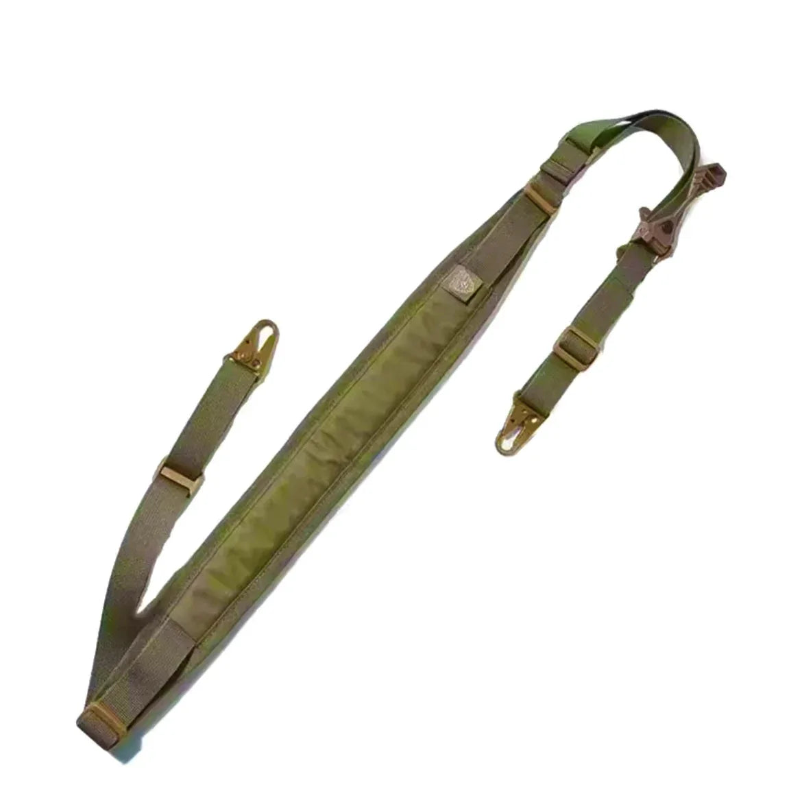 District Airsoft Adjustable Tactical Sling in green for secure firearm carry and ease of use