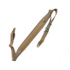 District Airsoft adjustable tactical sling in tan with durable straps for versatile carrying options