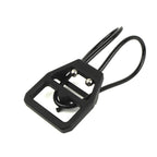 DISTRICT AIRSOFT CEINTURE A DETACHEMENT black quick release belt clip with elastic cord accessory for tactical gear