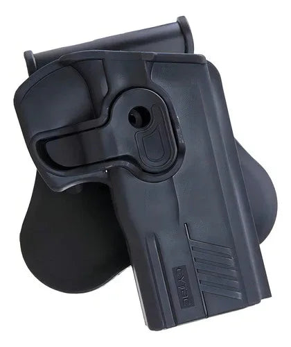 Cytac Taurus Holster designed for secure firearm storage and quick access shown in black color