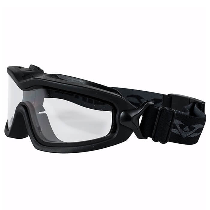 Valken Thermal Clear Goggles with Anti-Fog Lens and Adjustable Strap for Enhanced Visibility
