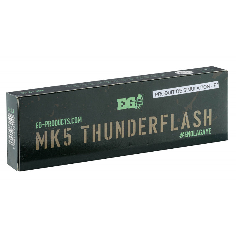 Enola Gaye MK5 Thunderflash Grenade for realistic simulation and tactical training activities
