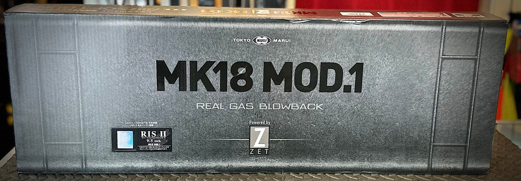 tokyo marui mk18 GBBR box by DISTRICT AIRSOFT MK18 MOD1 real gas blowback packaging