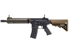 tokyo marui mk18 GBBR by District Airsoft black receiver tan stock and free float rail airsoft rifle