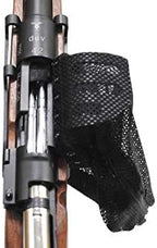 Double Bell Kar 98 black mesh rifle cover accessory for firearm protection and dust prevention