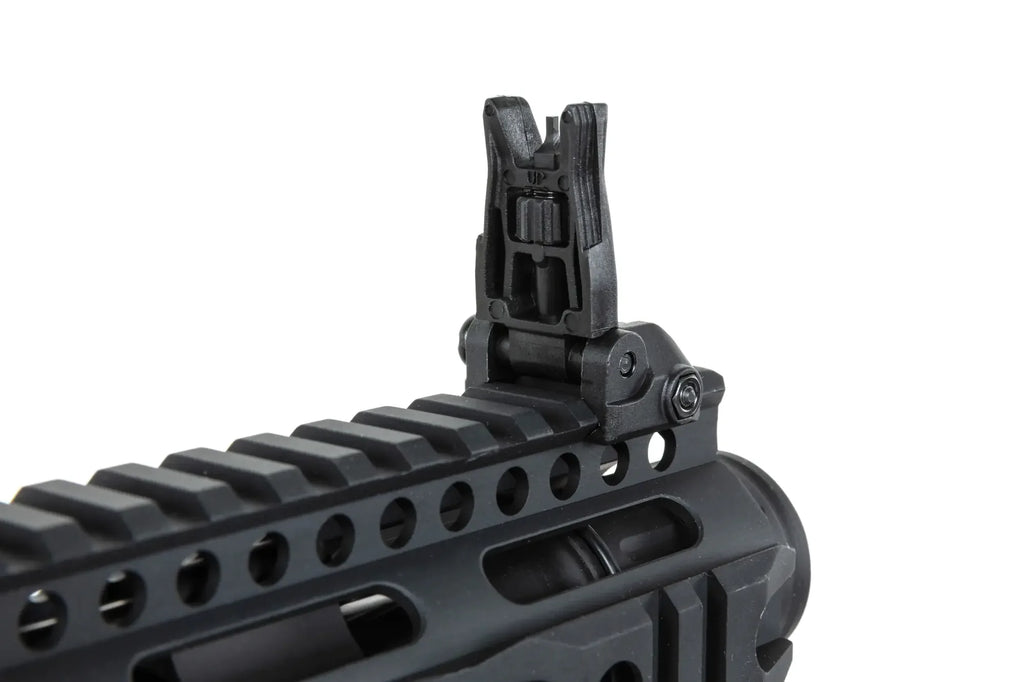 TRINITY ARMAMENT flip-up rear sight for tactical rifles with a durable design and easy installation