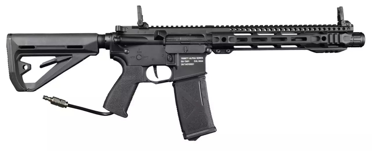 TRINITY ARMAMENT HPA Rifle with Adjustable Stock and Rail for Accessories