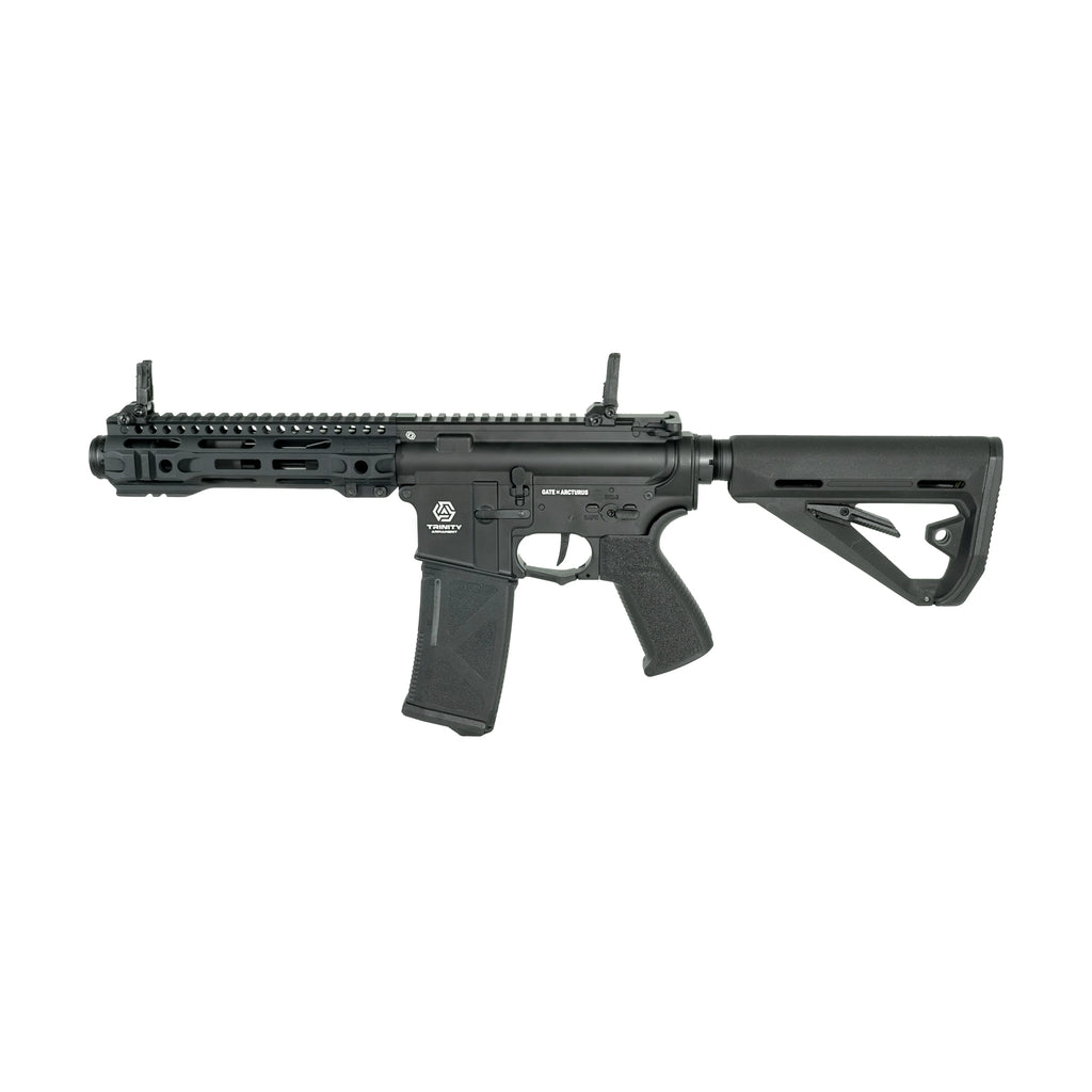 TRINITY ARMAMENT AEG Airsoft Rifle in Black with Adjustable Stock and Modular Rail System