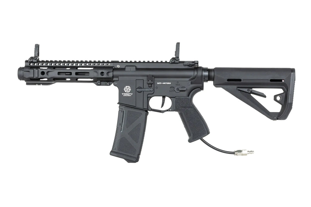 TRINITY ARMAMENT HPA rifle with adjustable stock and tactical rail for enhanced performance