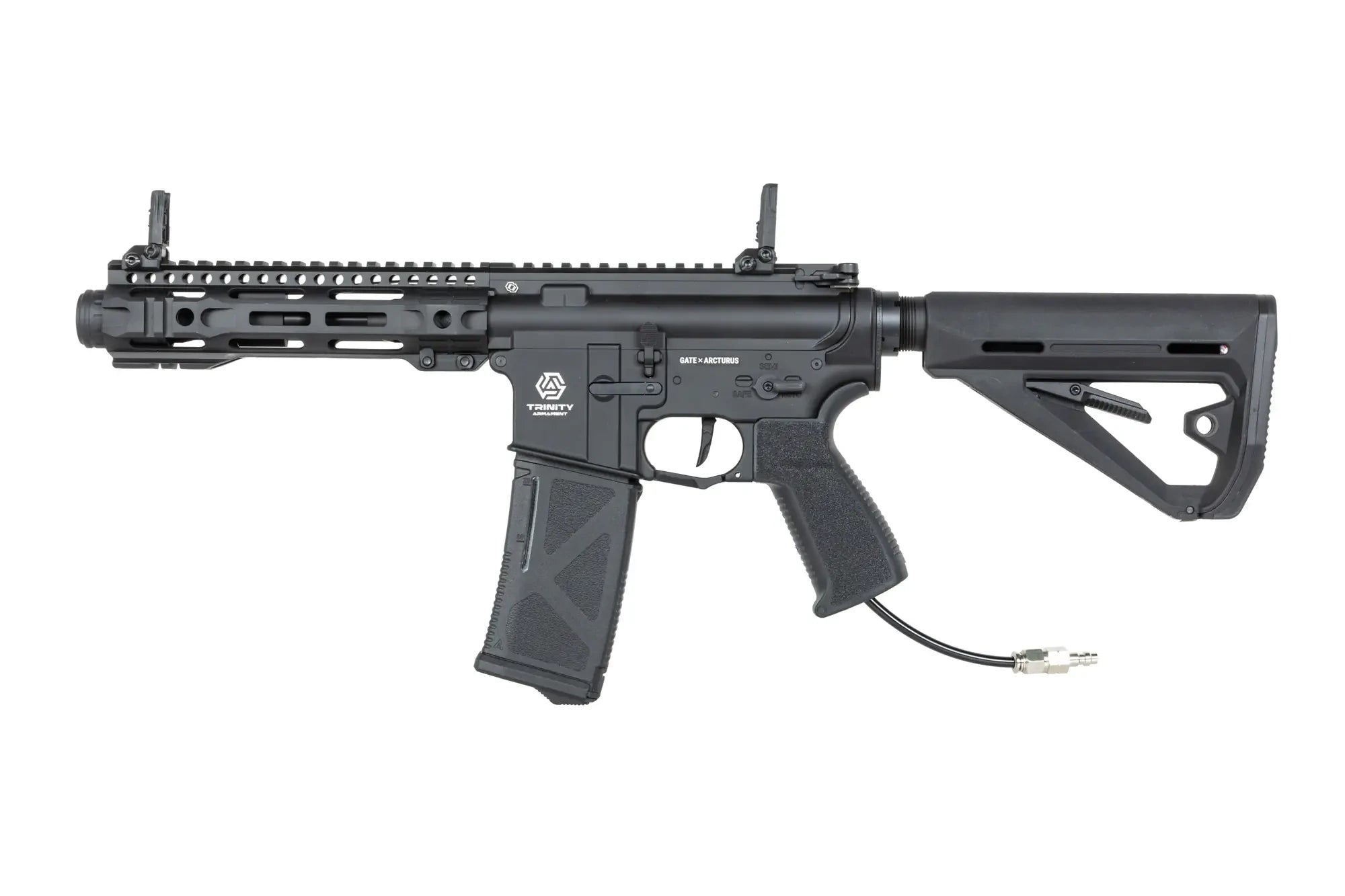 TRINITY ARMAMENT HPA rifle with adjustable stock and tactical rail for enhanced performance