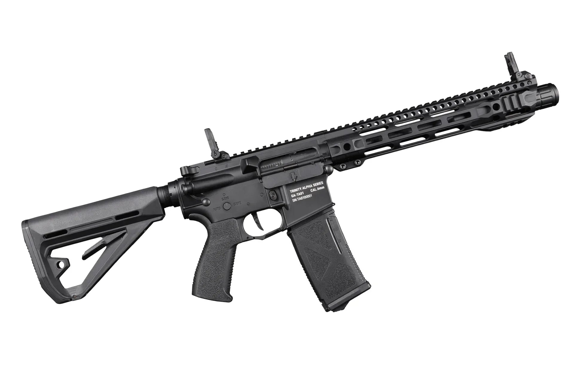 TRINITY ARMAMENT GA-TA01 AEG 11.5 with sleek design and adjustable stock for airsoft enthusiasts