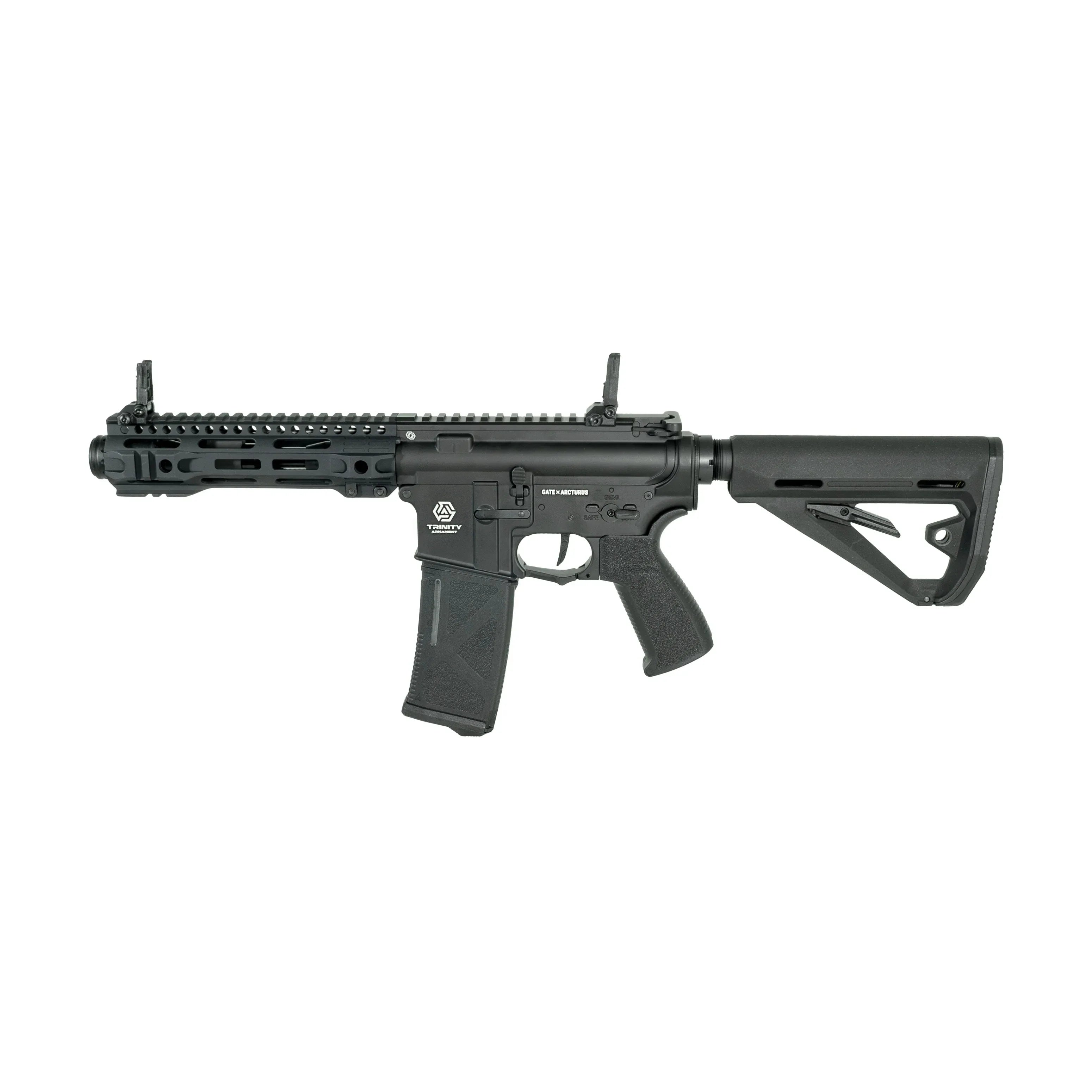 TRINITY ARMAMENT GA-TA03 AEG with tactical rail and adjustable stock for airsoft enthusiasts