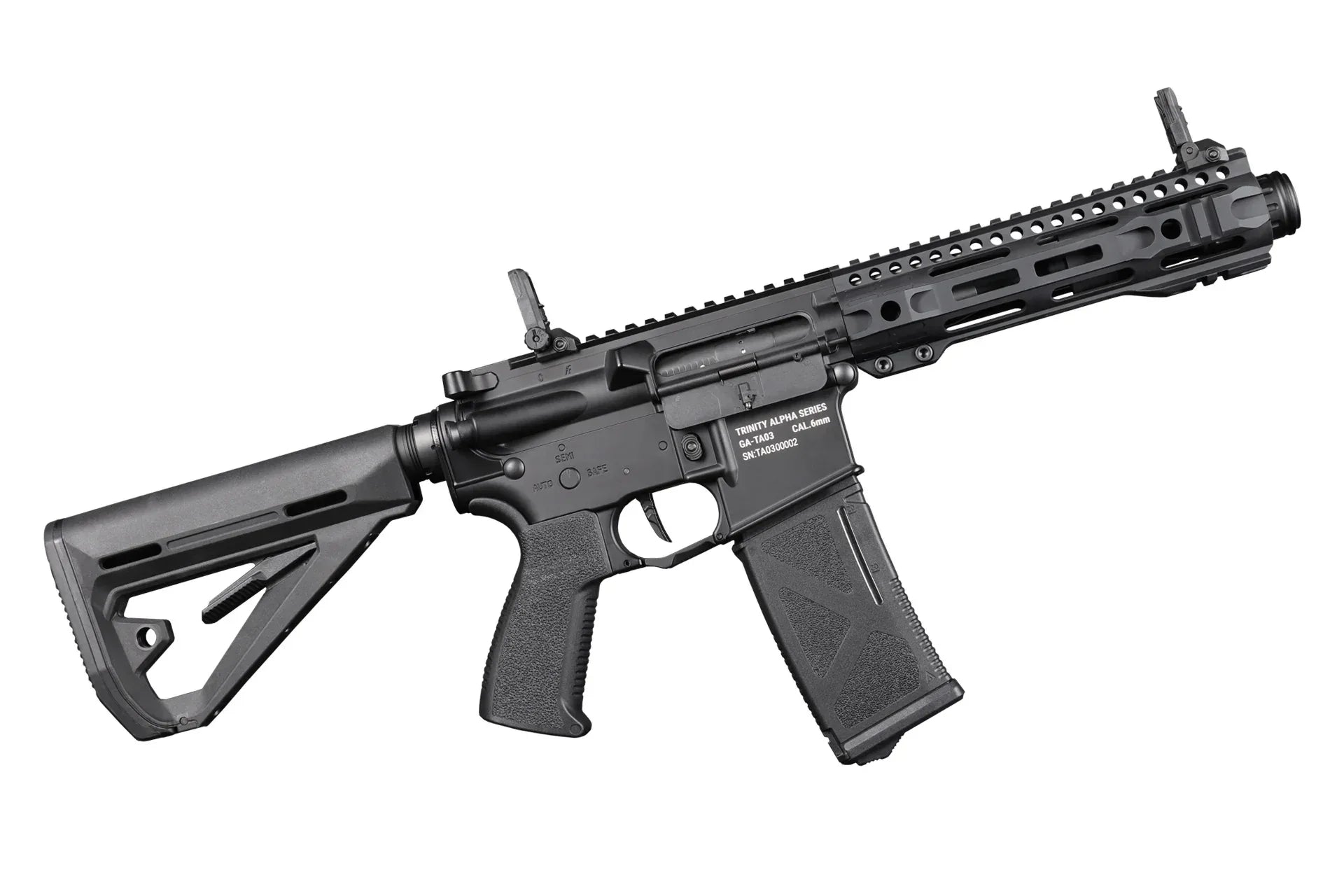 TRINITY ARMAMENT GA-TA03 AEG with sleek design and ergonomic grip for airsoft enthusiasts