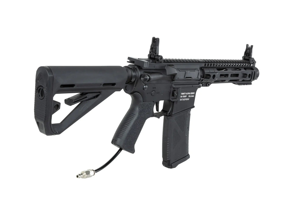 TRINITY ARMAMENT HPA rifle with adjustable stock and tactical rail for superior performance