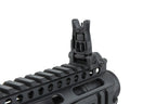 TRINITY ARMAMENT HPA adjustable flip-up front sight mounted on a tactical rail