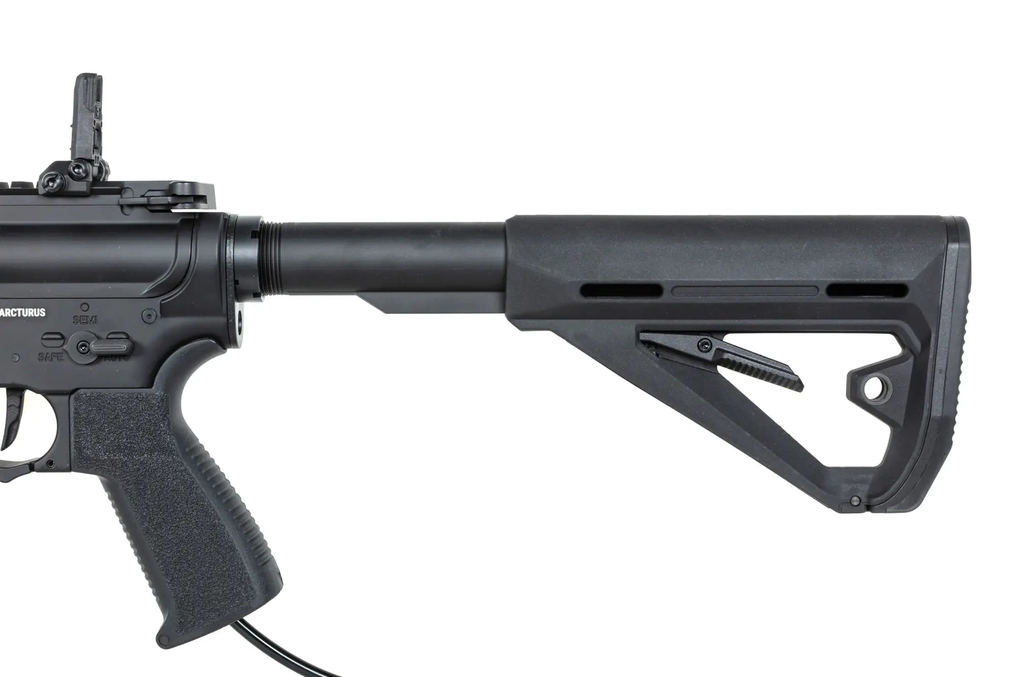 TRINITY ARMAMENT HPA rifle stock with adjustable length for improved handling and comfort