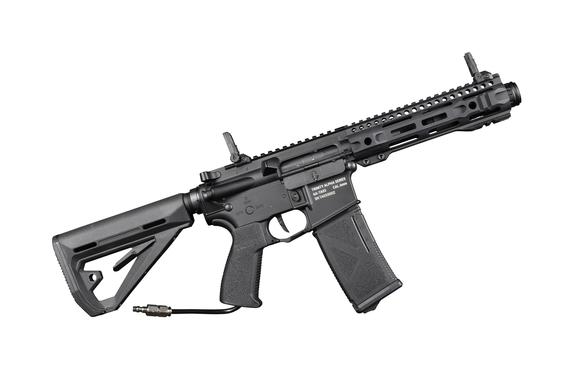 TRINITY ARMAMENT HPA System Rifle with Adjustable Stock and Rail for Tactical Use