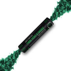 Enola Gaye twin vent smoke canister emitting green burst smoke grenade with dual smoke output