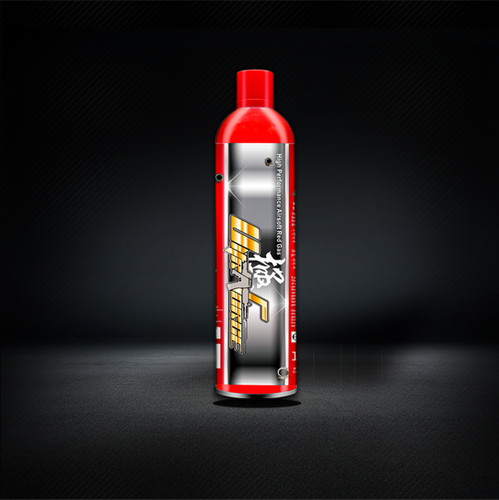 ULTRA FORCE AIRSOFT RED GAS 14kg canister designed for airsoft guns and optimal performance