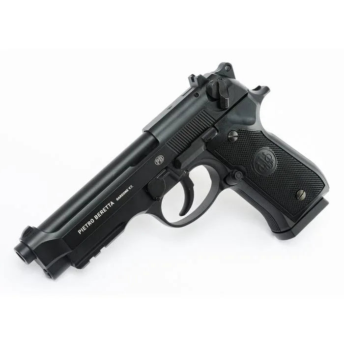 UMAREX BERETTA M92 A1 air pistol with black finish and detailed grip for accurate shooting