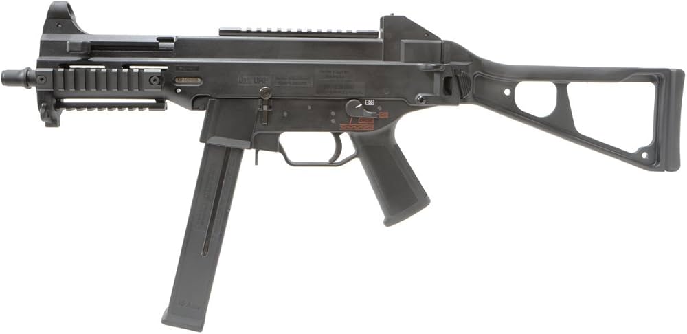 UMAREX GBBR UMP Airsoft Gun with Tactical Rail and Adjustable Stock for Customization