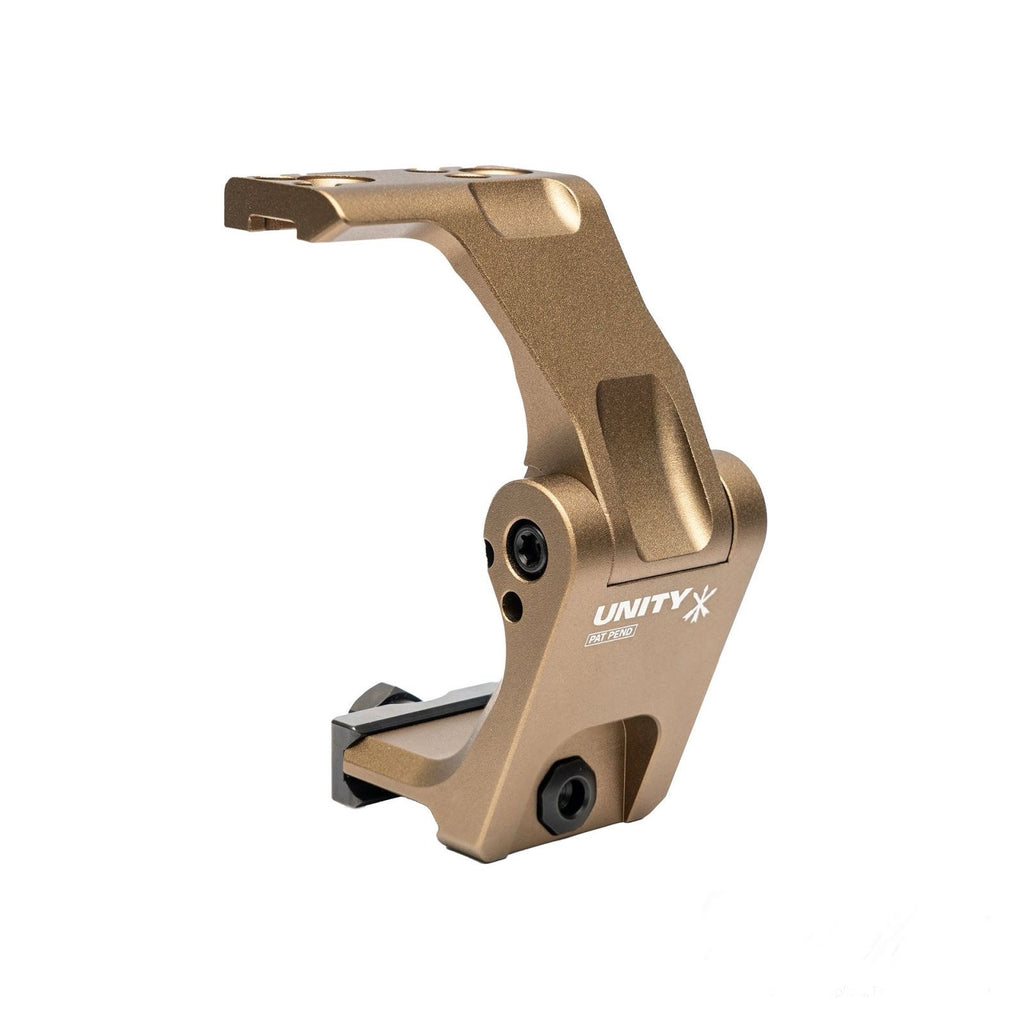 Unity Fast Style Mount in Bronze for Secure Accessories Attachment on Firearms
