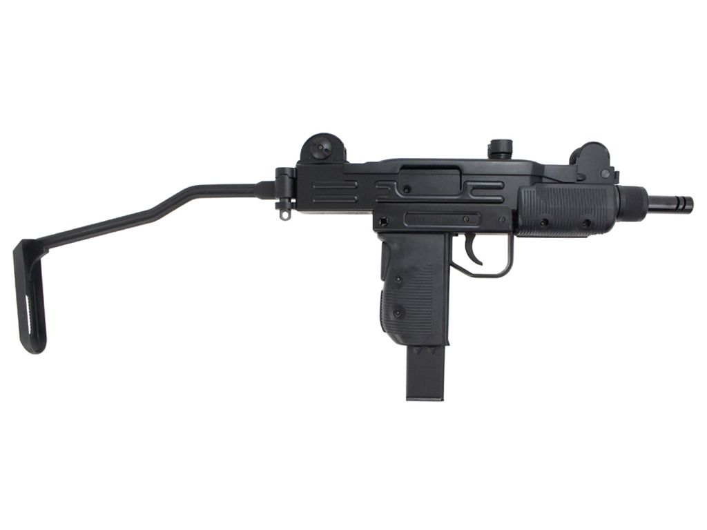 KWC AEG Uzi Airsoft Gun with Folding Stock and Realistic Design for Action Sports