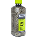 Valken 0.20g tracer BBs in a clear bottle, perfect for airsoft enthusiasts and competitive play.