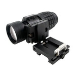 VALKEN 3X MAGNIFIER SCOPE with adjustable mount for enhanced aiming accuracy in tactical settings
