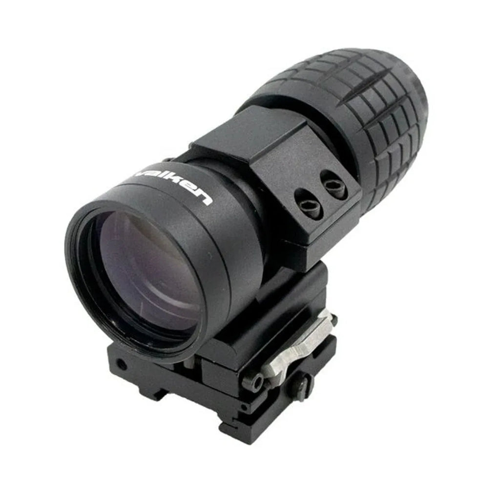 Valken 3x magnifier with durable mounting for enhanced shooting accuracy and precision