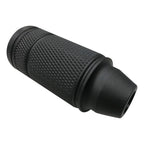 VALKEN AIRSOFT FLASH HIDER in Black with a textured grip for enhanced shooting accuracy
