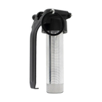 VALKEN grenade thunder metal explosion device with black safety lever and pin against black background