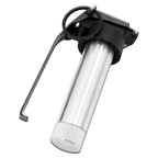 Valken grenade thunder silver aluminum body with black safety lever and pin for explosive use
