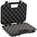 Valken pistol case black hard shell with foam padding for secure firearm protection and transport
