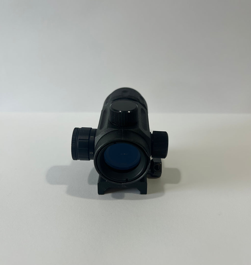 Valken Red Dot Airsoft Sight with Adjustable Windage and Elevation Controls for Precision Shooting